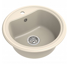 Мойка кухонная Ewigstein Antik R50 52 см крем