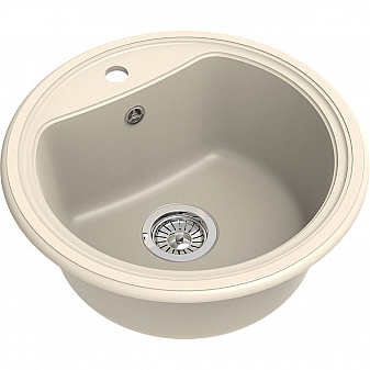 Мойка кухонная Ewigstein Antik R50 52 см крем