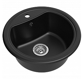 Мойка кухонная Ewigstein Antik R50 52 см черный