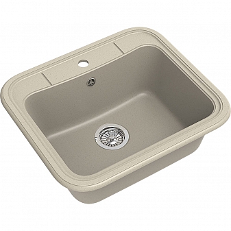 Мойка кухонная Ewigstein Antik 60 60 см темно-бежевый