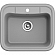 Мойка кухонная Ewigstein Antik 60 60 см серый металлик