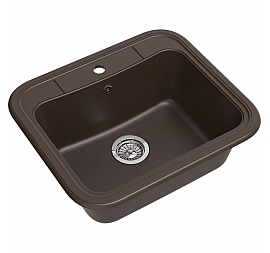 Мойка кухонная Ewigstein Antik 60 60 см шоколад