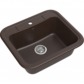 Мойка кухонная Ewigstein Antik 60 60 см шоколад