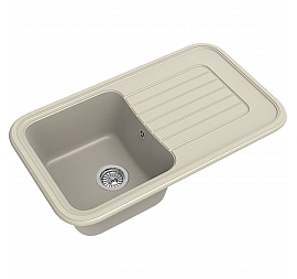 Мойка кухонная Ewigstein Antik 60F 86 см бежевый