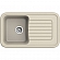 Мойка кухонная Ewigstein Antik 60F 86 см темно-бежевый