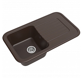 Мойка кухонная Ewigstein Antik 60F 86 см шоколад