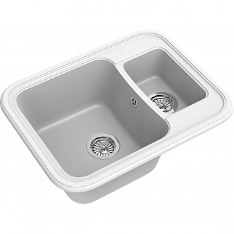 Мойка кухонная Ewigstein Antik 60K 66 см иней