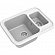 Мойка кухонная Ewigstein Antik 60K 66 см иней