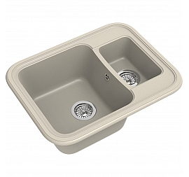 Мойка кухонная Ewigstein Antik 60K 66 см бежевый