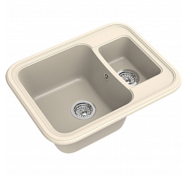 Мойка кухонная Ewigstein Antik 60K 66 см крем