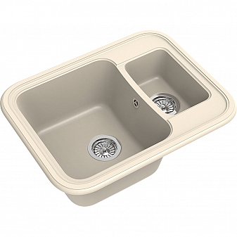 Мойка кухонная Ewigstein Antik 60K 66 см крем