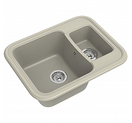 Мойка кухонная Ewigstein Antik 60K 66 см топаз