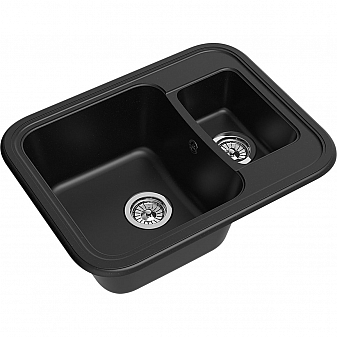 Мойка кухонная Ewigstein Antik 60K 66 см черный