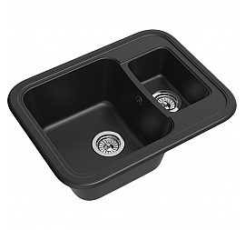 Мойка кухонная Ewigstein Antik 60K 66 см антрацит
