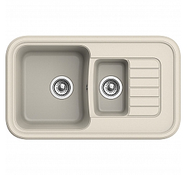 Мойка кухонная Ewigstein Antik 60KF 86 см бежевый