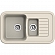 Мойка кухонная Ewigstein Antik 60KF 86 см бежевый