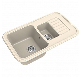 Мойка кухонная Ewigstein Antik 60KF 86 см крем