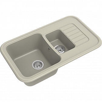 Мойка кухонная Ewigstein Antik 60KF 86 см топаз