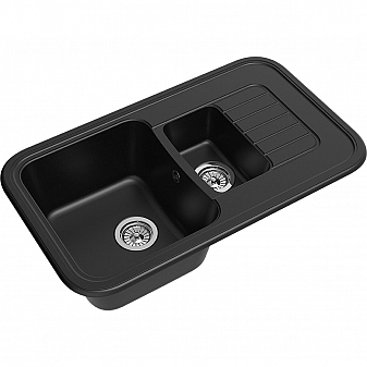 Мойка кухонная Ewigstein Antik 60KF 86 см черный