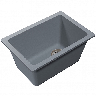 Мойка кухонная Ewigstein Antik 2540 31 см серый металлик