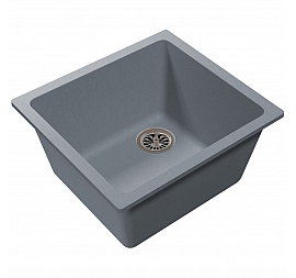 Мойка кухонная Ewigstein Antik 3540 42 см серый металлик