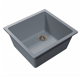 Мойка кухонная Ewigstein Antik 4540 49 см серый металлик