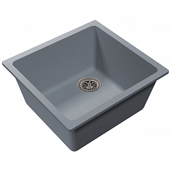 Мойка кухонная Ewigstein Antik 4540 49 см серый металлик