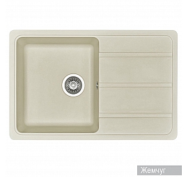 Мойка кухонная Акватон Аманда 1A712832AD240 78 см жемчуг