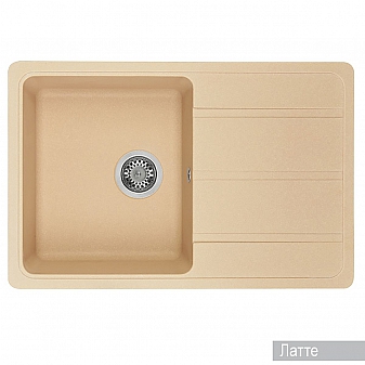 Мойка кухонная Акватон Аманда 1A712832AD260 78 см латте