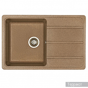 Мойка кухонная Акватон Аманда 1A712832AD270 78 см терракот