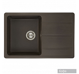 Мойка кухонная Акватон Аманда 1A712832AD280 78 см кофе