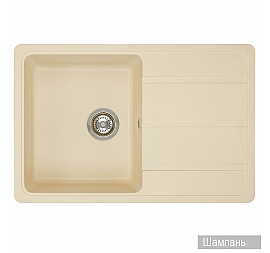 Мойка кухонная Акватон Аманда 1A712832AD290 78 см шампань
