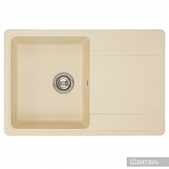 Мойка кухонная Акватон Аманда 1A712832AD290 78 см шампань