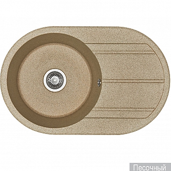 Мойка кухонная Акватон Амира 1A712932AI220 78 см песочный