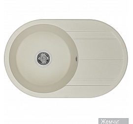 Мойка кухонная Акватон Амира 1A712932AI240 78 см жемчуг