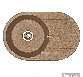 Мойка кухонная Акватон Амира 1A712932AI270 78 см терракот