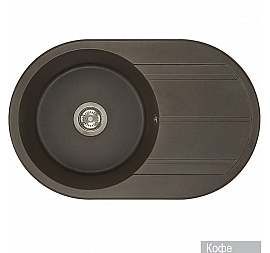 Мойка кухонная Акватон Амира 1A712932AI280 78 см кофе