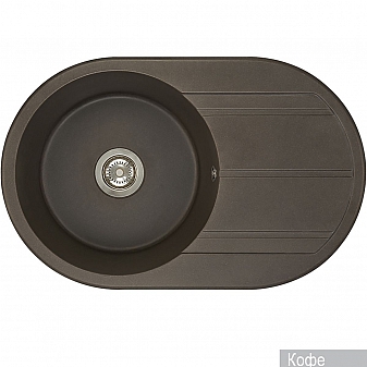 Мойка кухонная Акватон Амира 1A712932AI280 78 см кофе