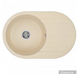 Мойка кухонная Акватон Амира 1A712932AI290 78 см шампань