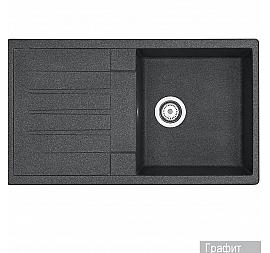Мойка кухонная Акватон Верона 1A710032VR210 86 см графит