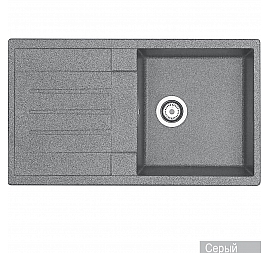 Мойка кухонная Акватон Верона 1A710032VR230 86 см серый