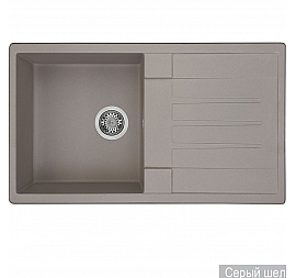 Мойка кухонная Акватон Верона 1A710032VR250 86 см серый шелк
