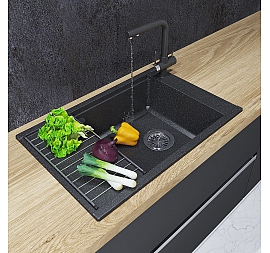 Мойка кухонная Акватон Делия 78 1A715132DE210 78 см графит