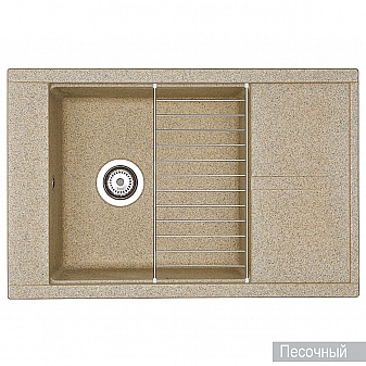 Мойка кухонная Акватон Делия 78 1A715132DE220 78 см песочный