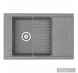 Мойка кухонная Акватон Делия 78 1A715132DE230 78 см серый