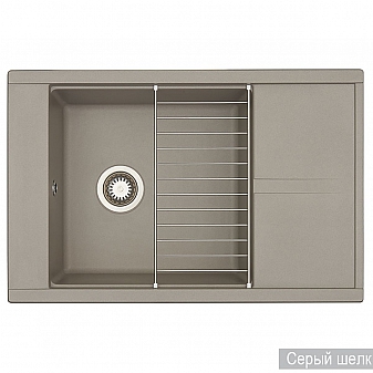 Мойка кухонная Акватон Делия 78 1A715132DE250 78 см серый шелк