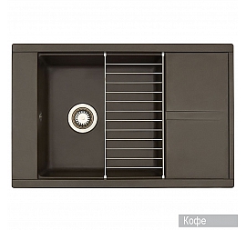 Мойка кухонная Акватон Делия 78 1A715132DE280 78 см кофе