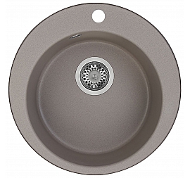 Мойка кухонная Акватон Иверия 1A711032IV250 48 см серый шелк