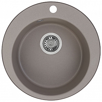 Мойка кухонная Акватон Иверия 1A711032IV250 48 см серый шелк
