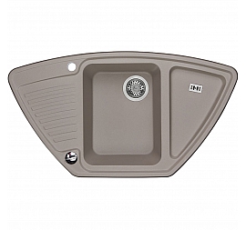Мойка кухонная Акватон Лория 1A715032LR250 94 см серый шелк